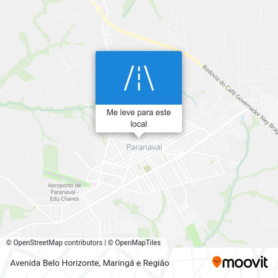 Avenida Belo Horizonte mapa