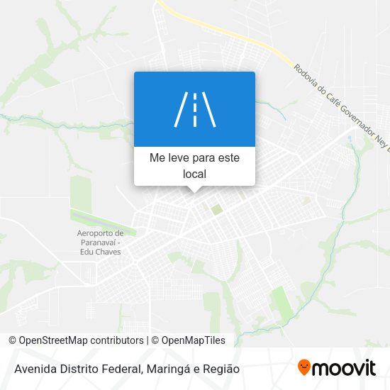 Avenida Distrito Federal mapa