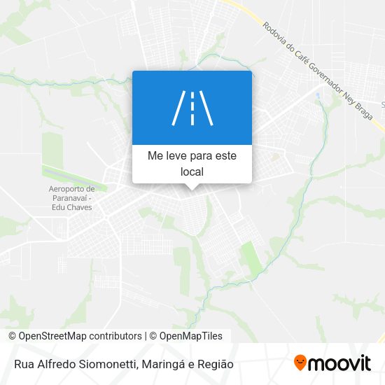 Rua Alfredo Siomonetti mapa