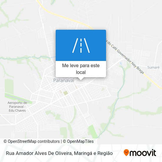 Rua Amador Alves De Oliveira mapa