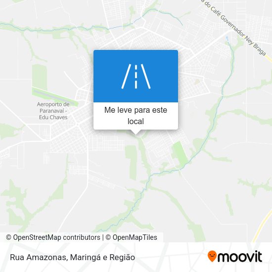 Rua Amazonas mapa