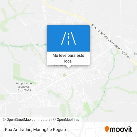 Rua Andradas mapa