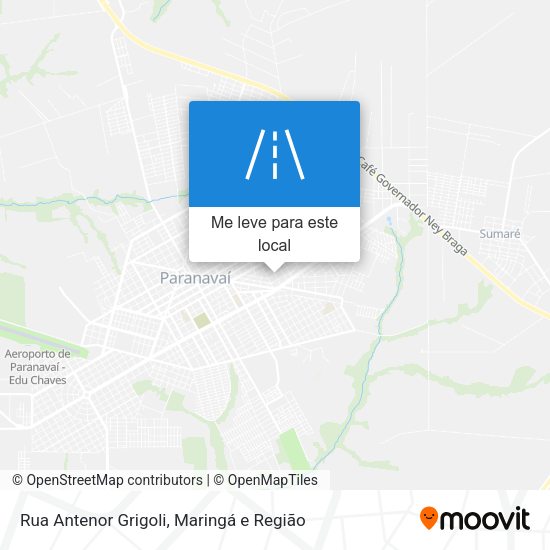 Rua Antenor Grigoli mapa