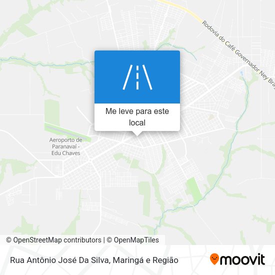 Rua Antônio José Da Silva mapa