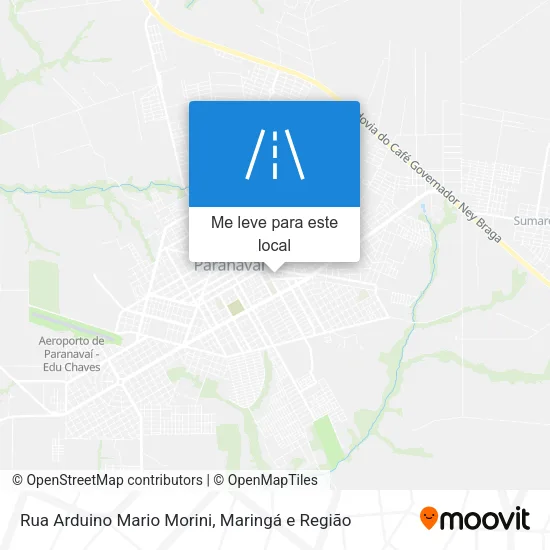 Rua Arduino Mario Morini mapa