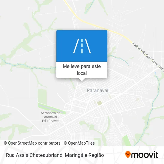 Rua Assis Chateaubriand mapa