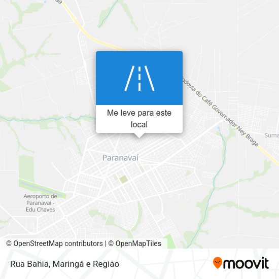 Rua Bahia mapa