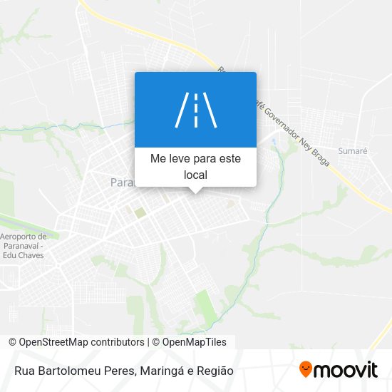 Rua Bartolomeu Peres mapa