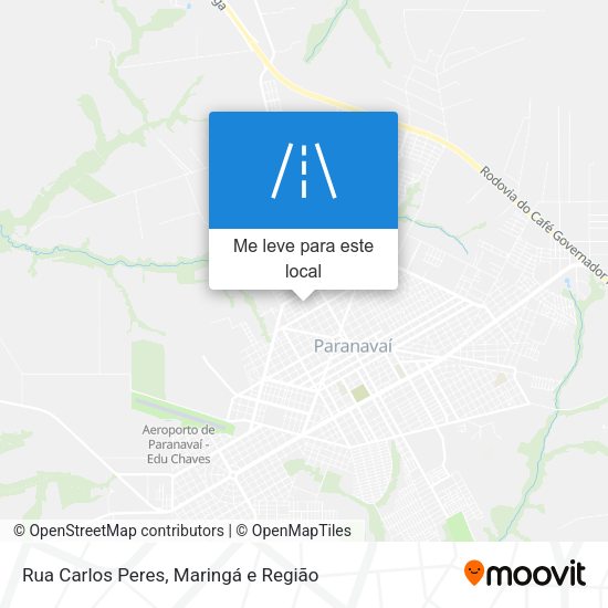 Rua Carlos Peres mapa