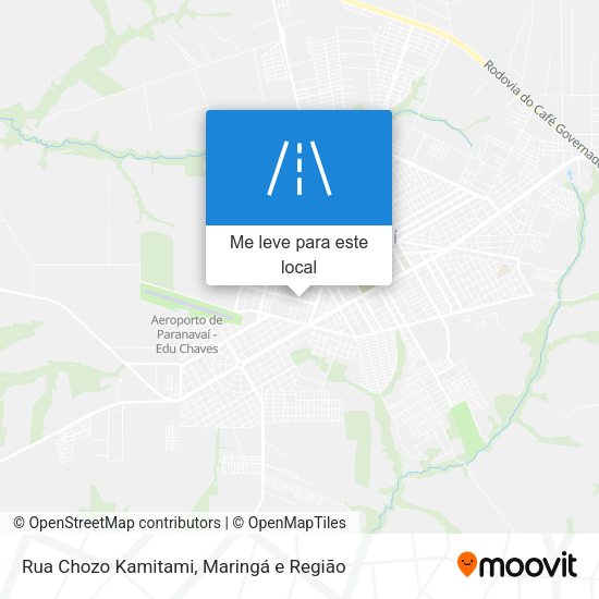 Rua Chozo Kamitami mapa