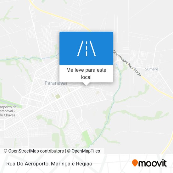Rua Do Aeroporto mapa