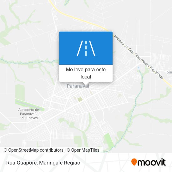 Rua Guaporé mapa