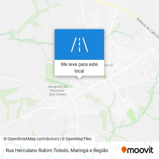 Rua Herculano Rubim Toledo mapa