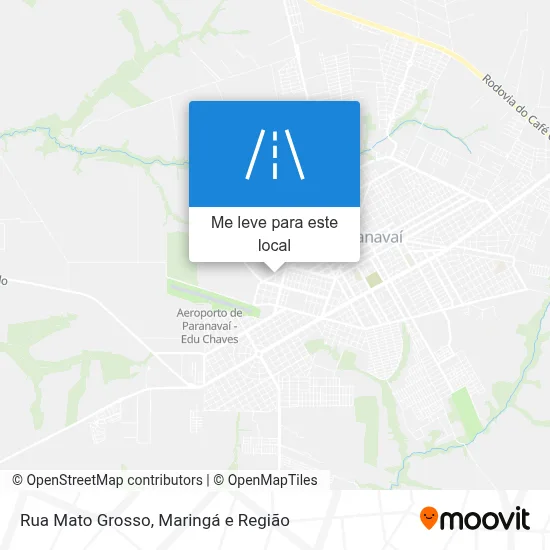 Rua Mato Grosso mapa