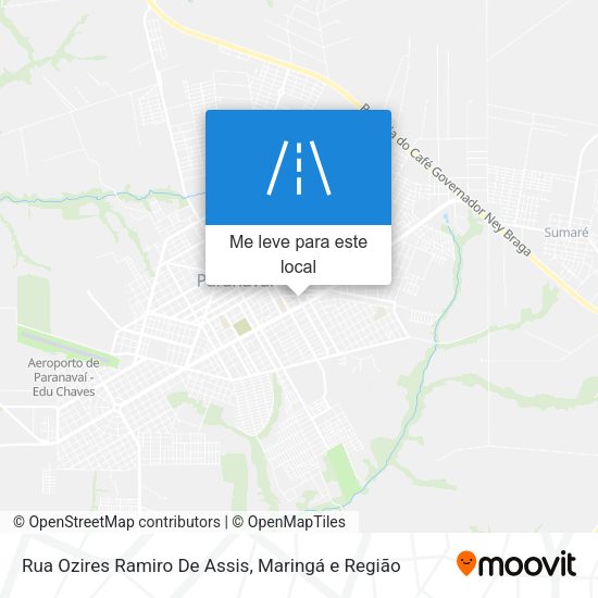 Rua Ozires Ramiro De Assis mapa