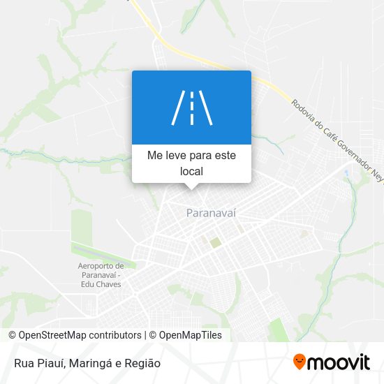 Rua Piauí mapa