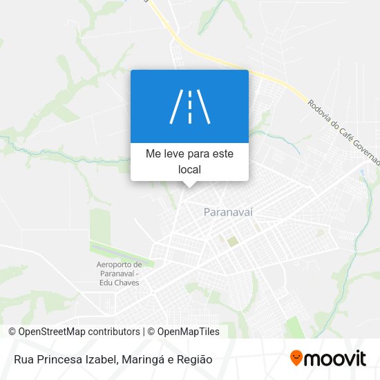 Rua Princesa Izabel mapa
