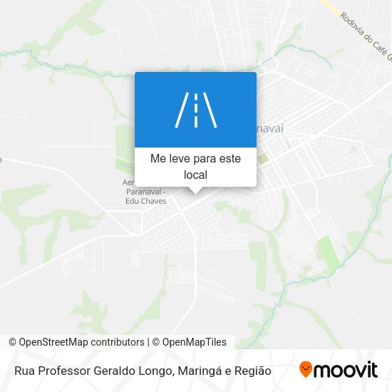 Rua Professor Geraldo Longo mapa