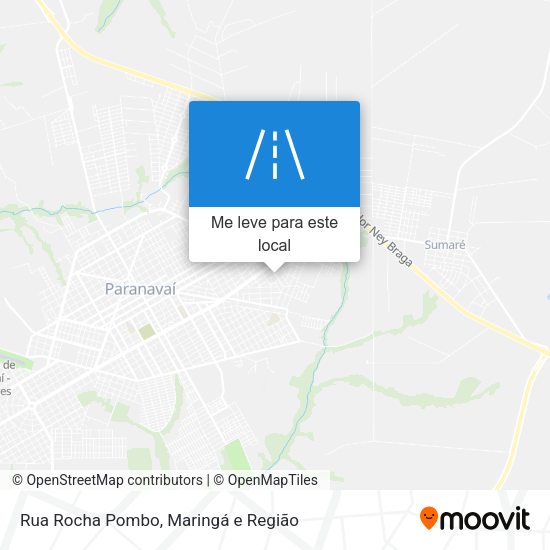 Rua Rocha Pombo mapa