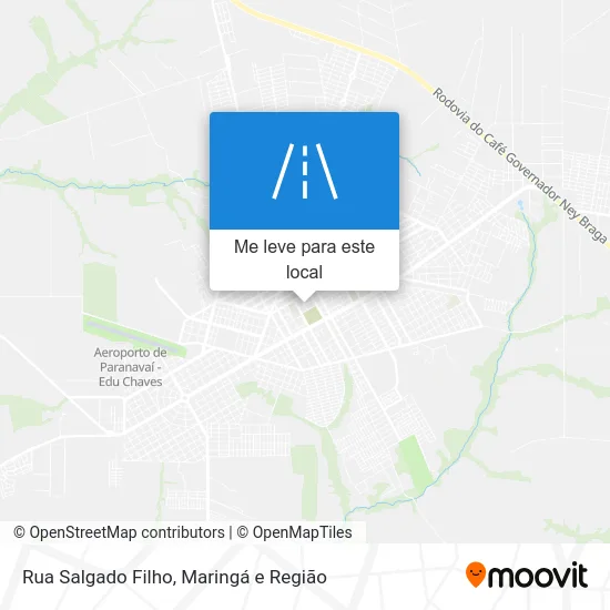 Rua Salgado Filho mapa
