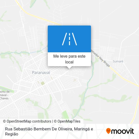 Rua Sebastião Bembem De Oliveira mapa