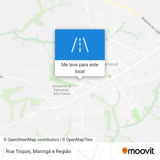Rua Tóquio mapa