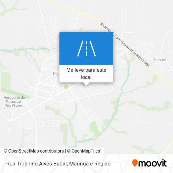 Rua Trophino Alves Budal mapa