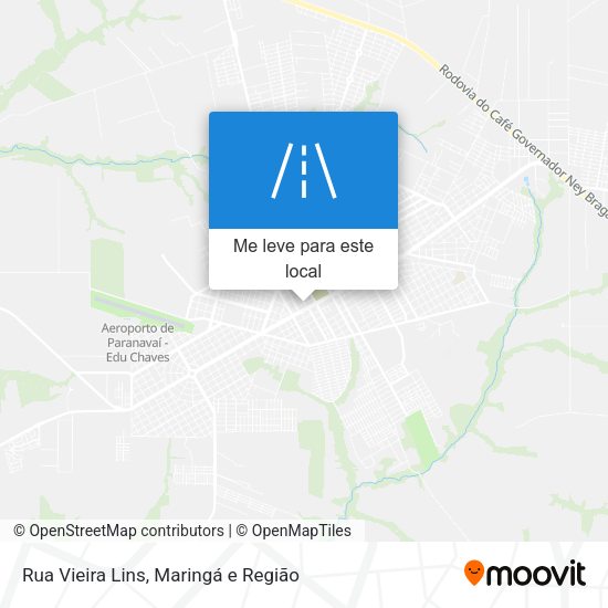 Rua Vieira Lins mapa