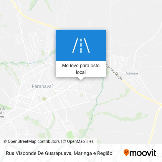 Rua Visconde De Guarapuava mapa