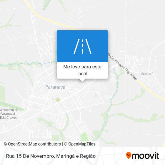 Rua 15 De Novembro mapa