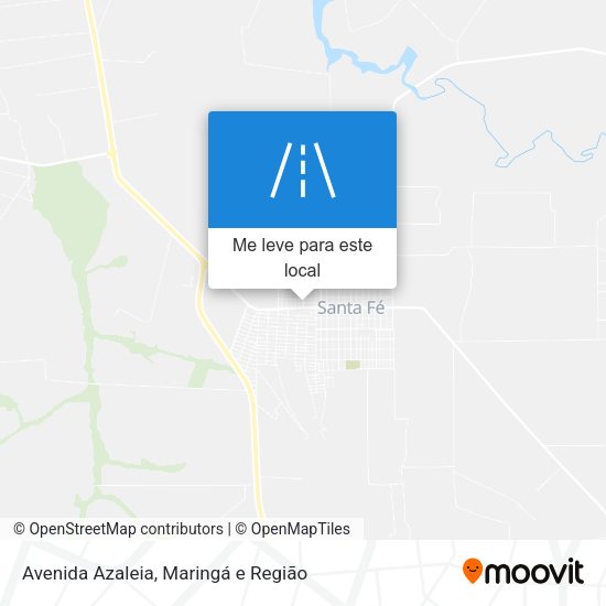 Avenida Azaleia mapa