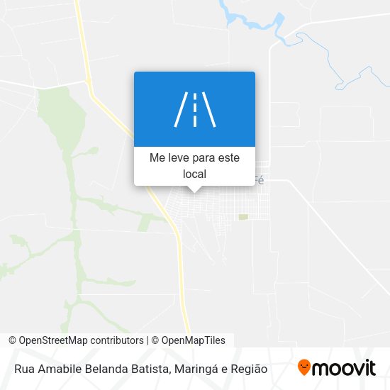 Rua Amabile Belanda Batista mapa