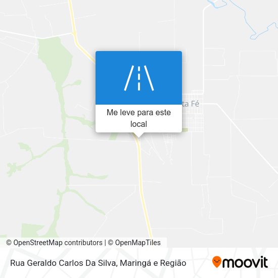 Rua Geraldo Carlos Da Silva mapa