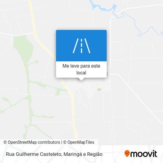Rua Guilherme Casteleto mapa