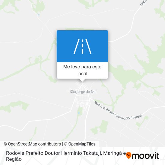 Rodovia Prefeito Doutor Hermínio Takatuji mapa