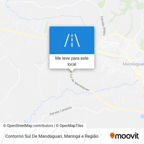 Contorno Sul De Mandaguari mapa