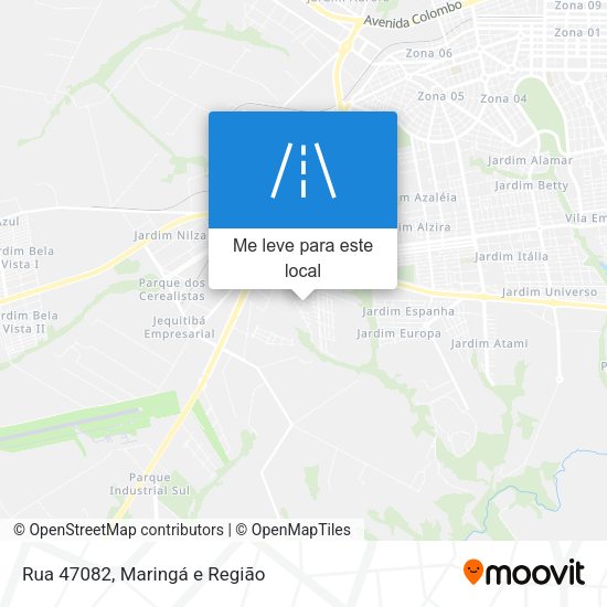 Rua 47082 mapa