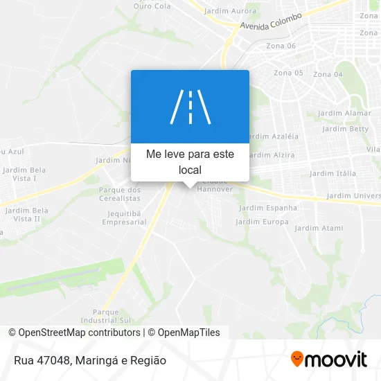 Rua 47048 mapa