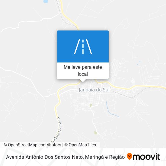 Avenida Antônio Dos Santos Neto mapa