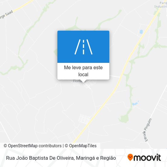 Rua João Baptista De Oliveira mapa