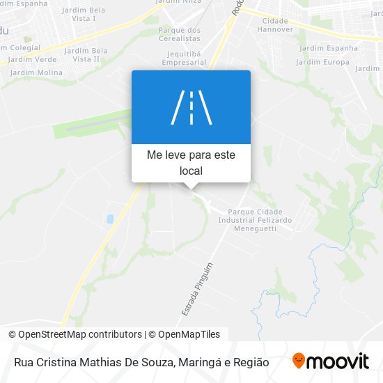 Rua Cristina Mathias De Souza mapa