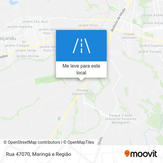 Rua 47070 mapa