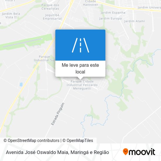 Avenida José Oswaldo Maia mapa