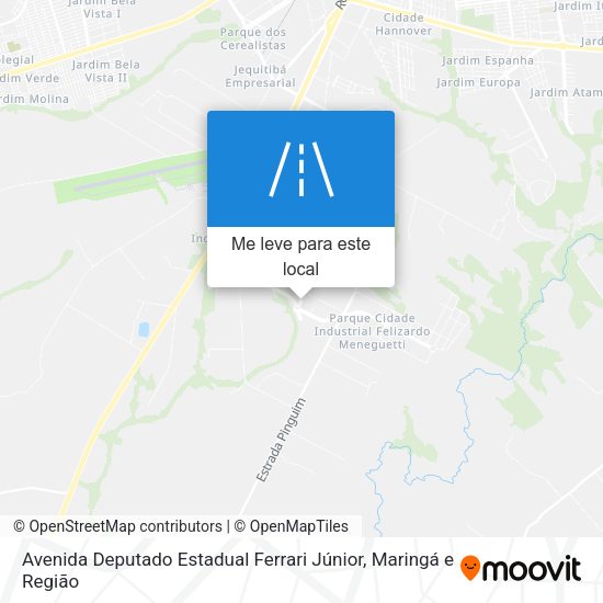 Avenida Deputado Estadual Ferrari Júnior mapa