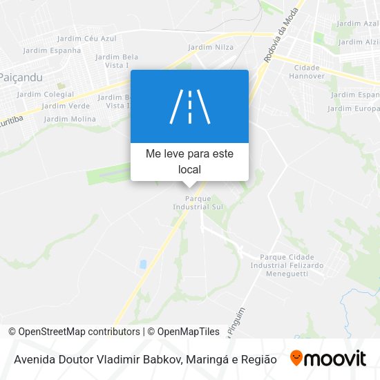 Avenida Doutor Vladimir Babkov mapa