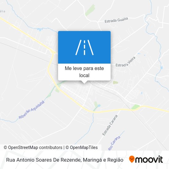 Rua Antonio Soares De Rezende mapa