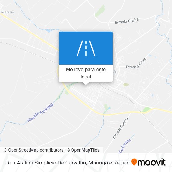 Rua Ataliba Simplício De Carvalho mapa