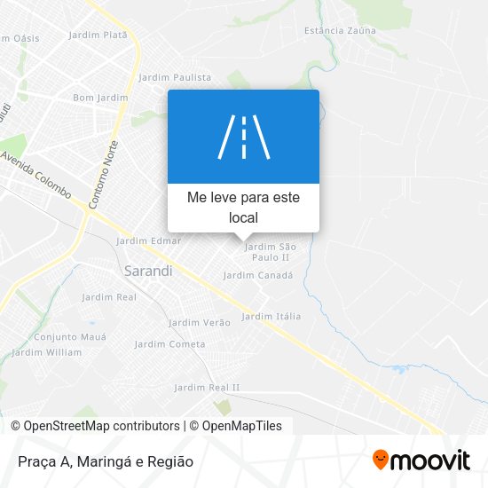 Praça A mapa