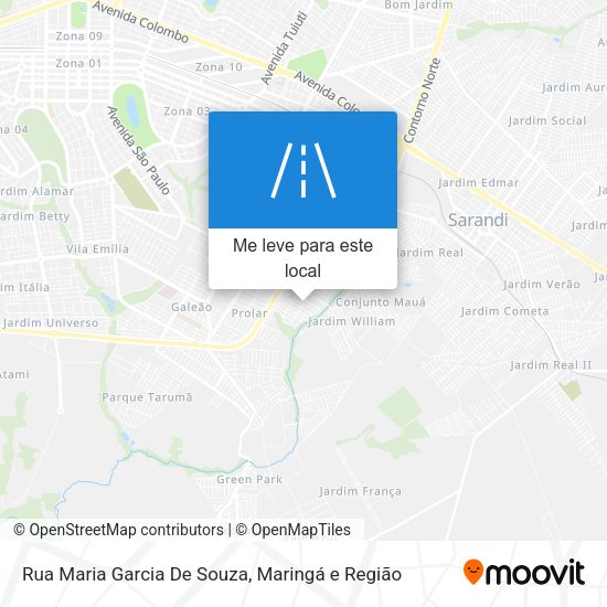 Rua Maria Garcia De Souza mapa