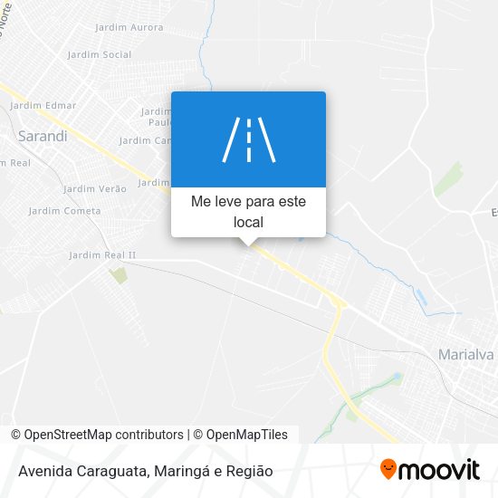 Avenida Caraguata mapa